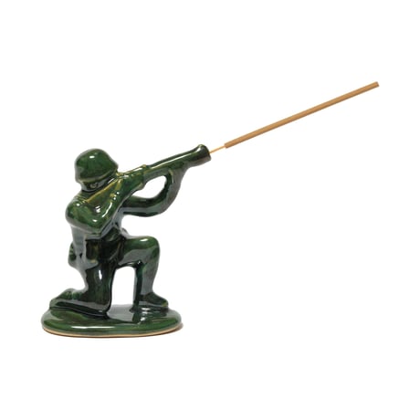 GIMME FIVE / SOLDIER INCENSE HOLDER / GREEN