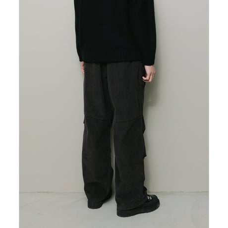BAL / CORD WIDE MOUNTAIN PANT / CARBON BLACK