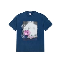POLAR SKATE CO. / TEE / RABBIT / WASHED BLUE