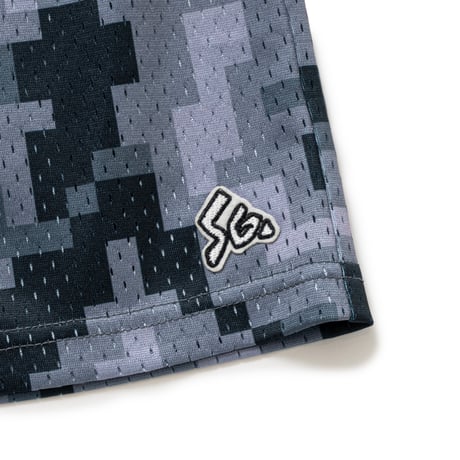 SPECIAL GUEST K.K. / SEX CAMO MESH SHORTS / GRAY