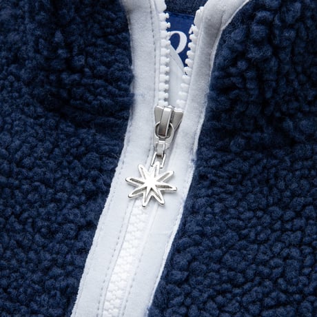 BoTT / FULL ZIP FLEECE VEST / NAVY