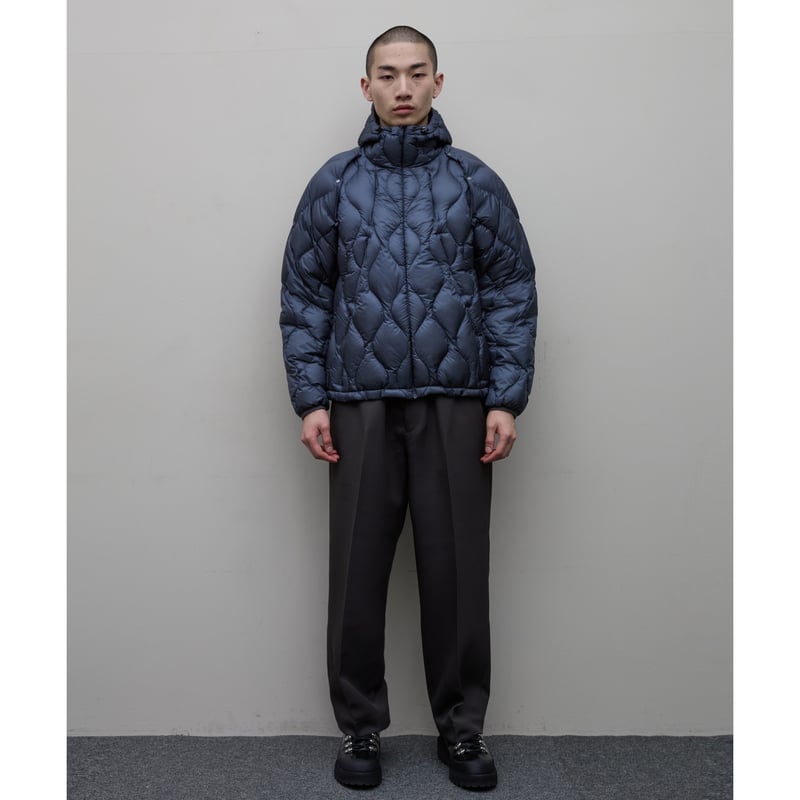 【BAL×TAION】DOWN JACKET　Blue Gray/size2 BAL / x TAION REMOVABLE SLEEVE DOWN JACKET / BL