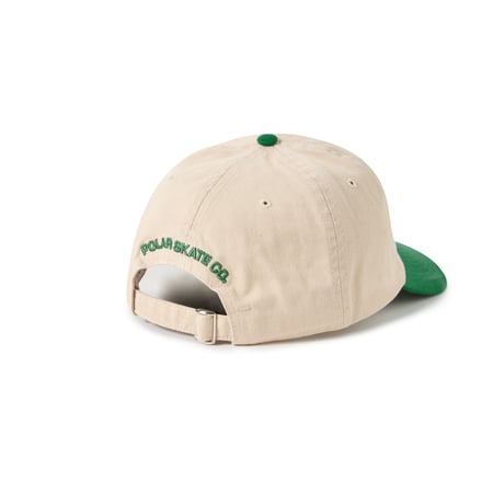 POLAR SKATE CO. / SAI CAP / STROKE LOGO / ECRU / GREEN