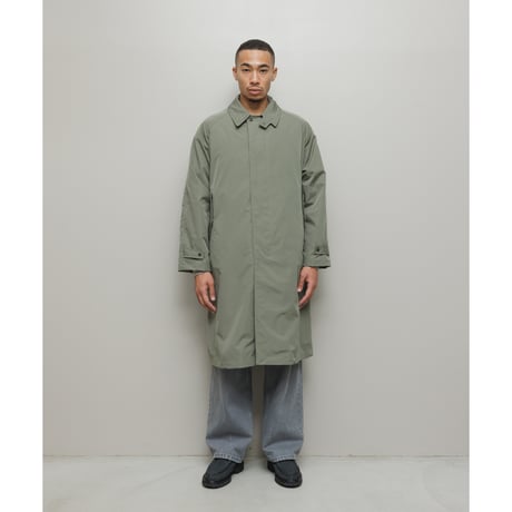 BAL / x TAION BALMACAAN COAT WITH DETACHABLE DOWN VEST / WOLF GRAY
