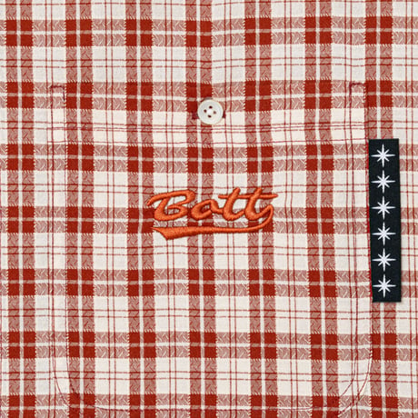 BoTT / PLAID S/S SHIRT / RED