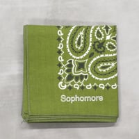 Sophomore / LOGO BANDANA / KHAKI