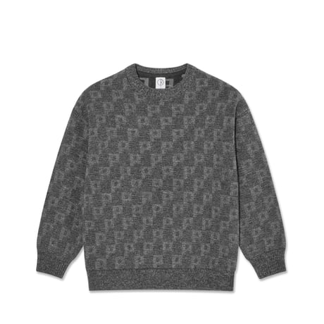 POLAR SKATE CO. / GEORGE SWEATER P PATTERN / GREY