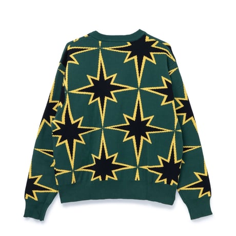 BoTT / SPARKLE COTTON SWEATER / GREEN