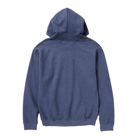 ALWAYTH / MULTI COLORED EMBROIDERY HOODIE / HEATHER BLUE