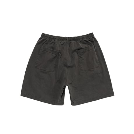 LQQK STUDIO / PIGMENT WASHED SHORTS / WASHED BLACK