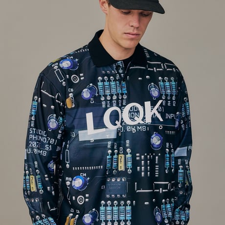 LQQK STUDIO / CIRCUIT BOARD JERSEY / BEIGE