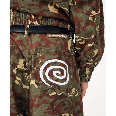 SOL soonerorlater / COTTON RIPSTOP BAGGY SHORTS / CAMO