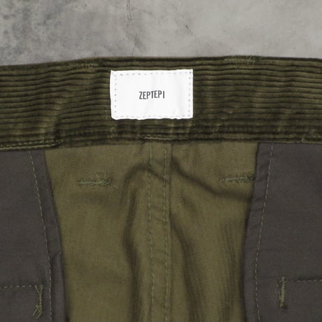 ZEPTEPI & Co. / PANTS / CORDUROY / OLIVE