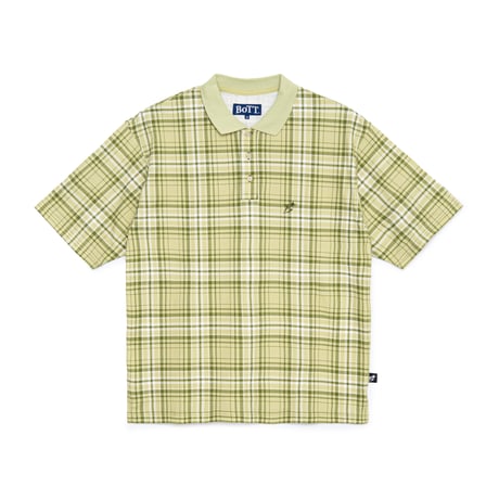 BoTT / PLAID S/S POLO SHIRT / GREEN