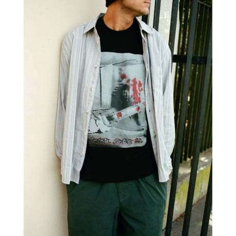 POLAR SKATE CO. / TEE / CHAINSAW / BLACK
