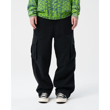 BoTT / COTTON CARGO PANT / BLACK