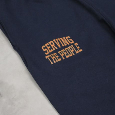 SERVING THE PEOPLE / COLLEGIATE SWEATPANTS / NAVY