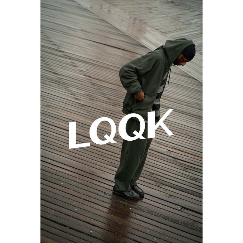 LQQK STUDIO / SWEAT ZIP HOODIE / BLACK | Sophomore