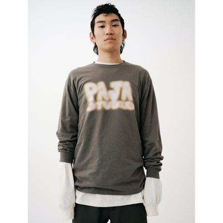 PAJA STUDIO / BIEN L/S TEE / CHACOAL GRAY