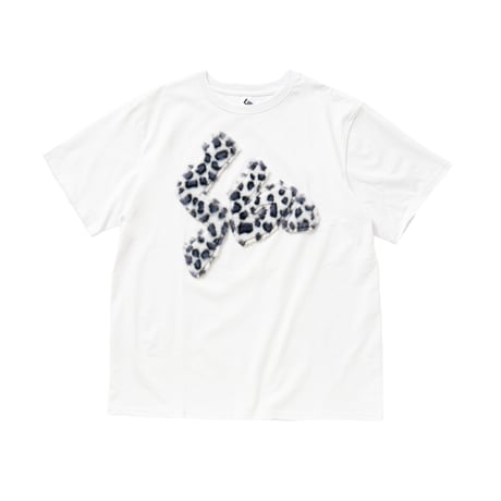 SPECIAL GUEST K.K. / FAUX FUR PATCH TEE / WHITE