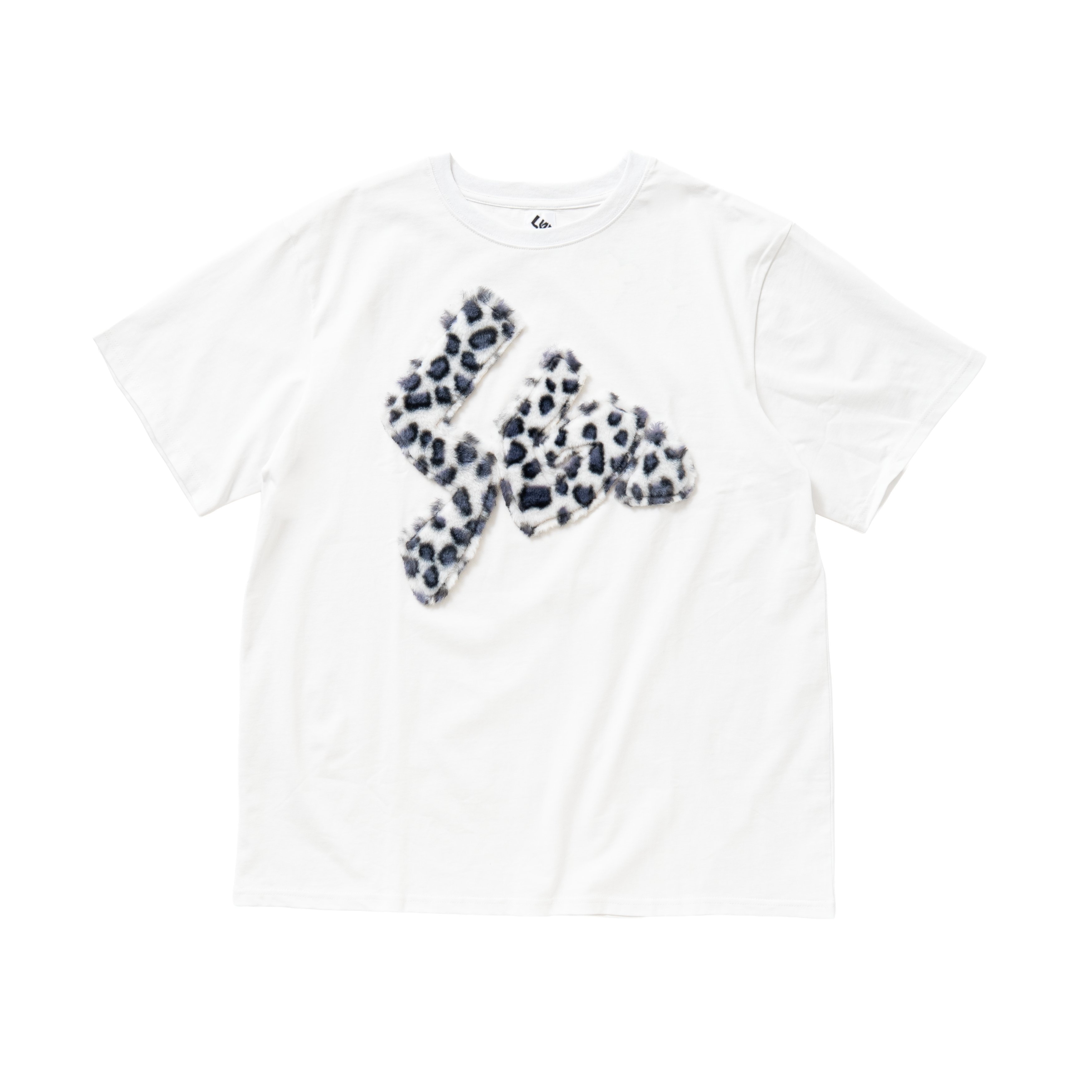 SPECIAL GUEST K.K. / FAUX FUR PATCH TEE / WHITE
