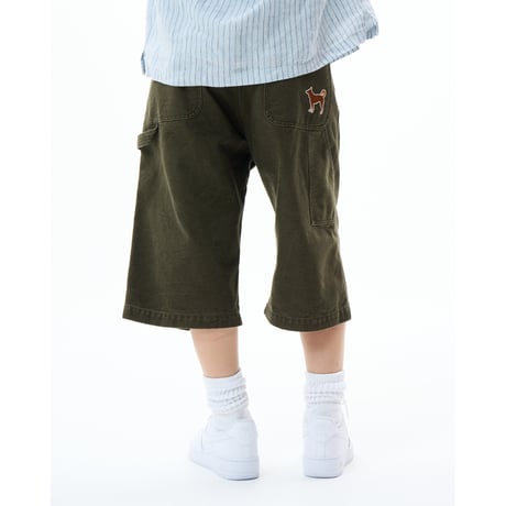 BoTT / WASHED PAINTER SHORT / OLIVE
