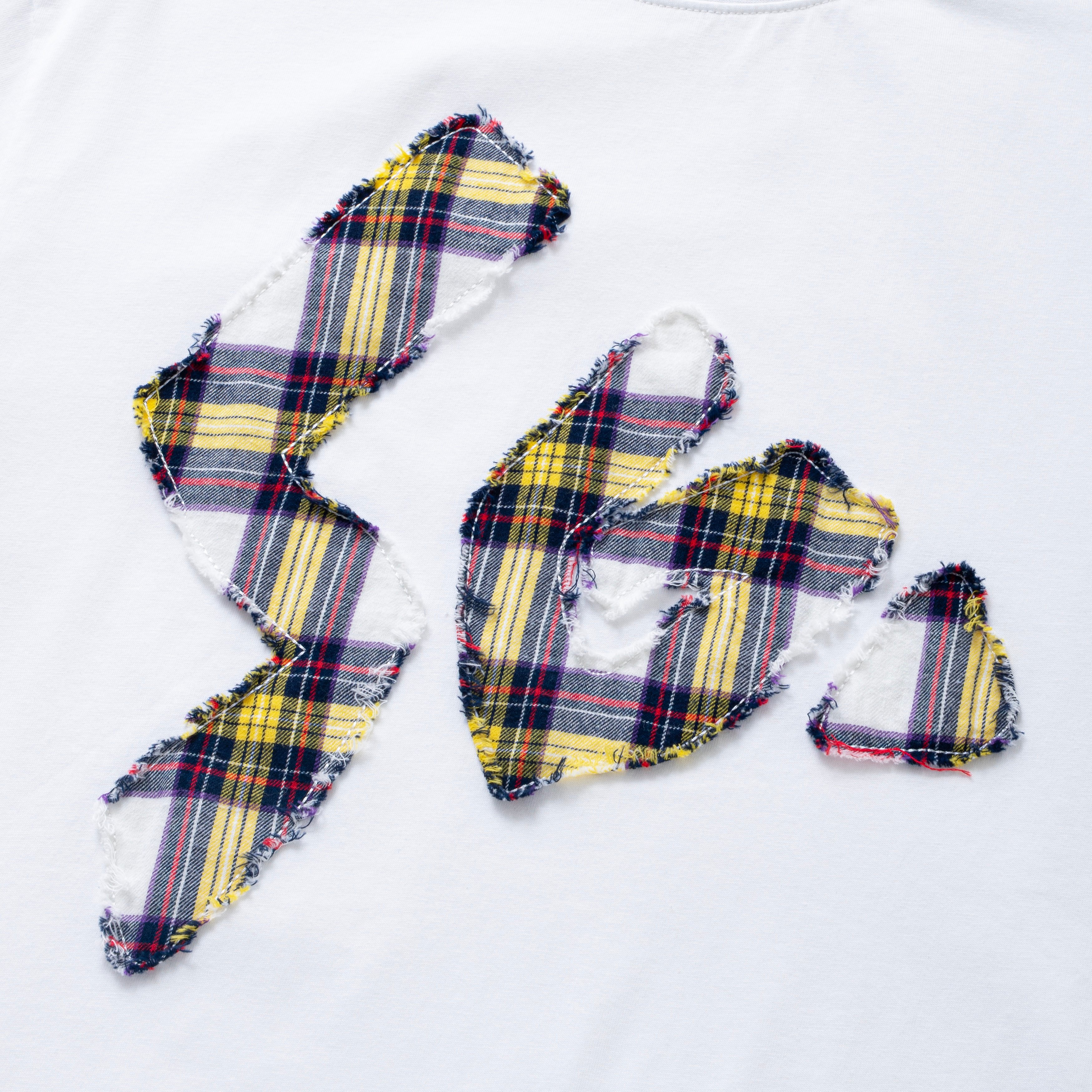 SPECIAL GUEST K.K. / SG FABRIC PASTE TEE / WHIT