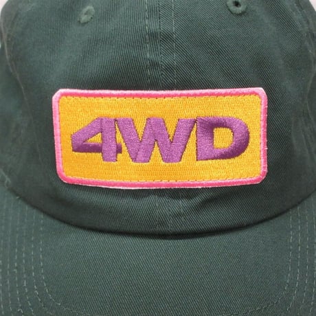 4WD  (4 WORTH DOING) / 4WD LOGO PATCH 5 PANEL HAT / GREEN