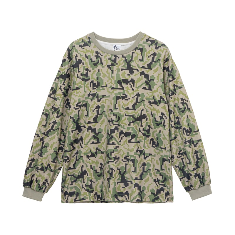 SPECIAL GUEST K.K. / SG SEX POSITION CAMO L/S T