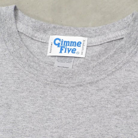 GIMME FIVE x TIM COMIX / SPACE SHIP TEE / HEATHER GREY