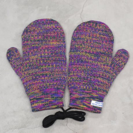 NOROLL / KASURI MITTEN / PURPLE