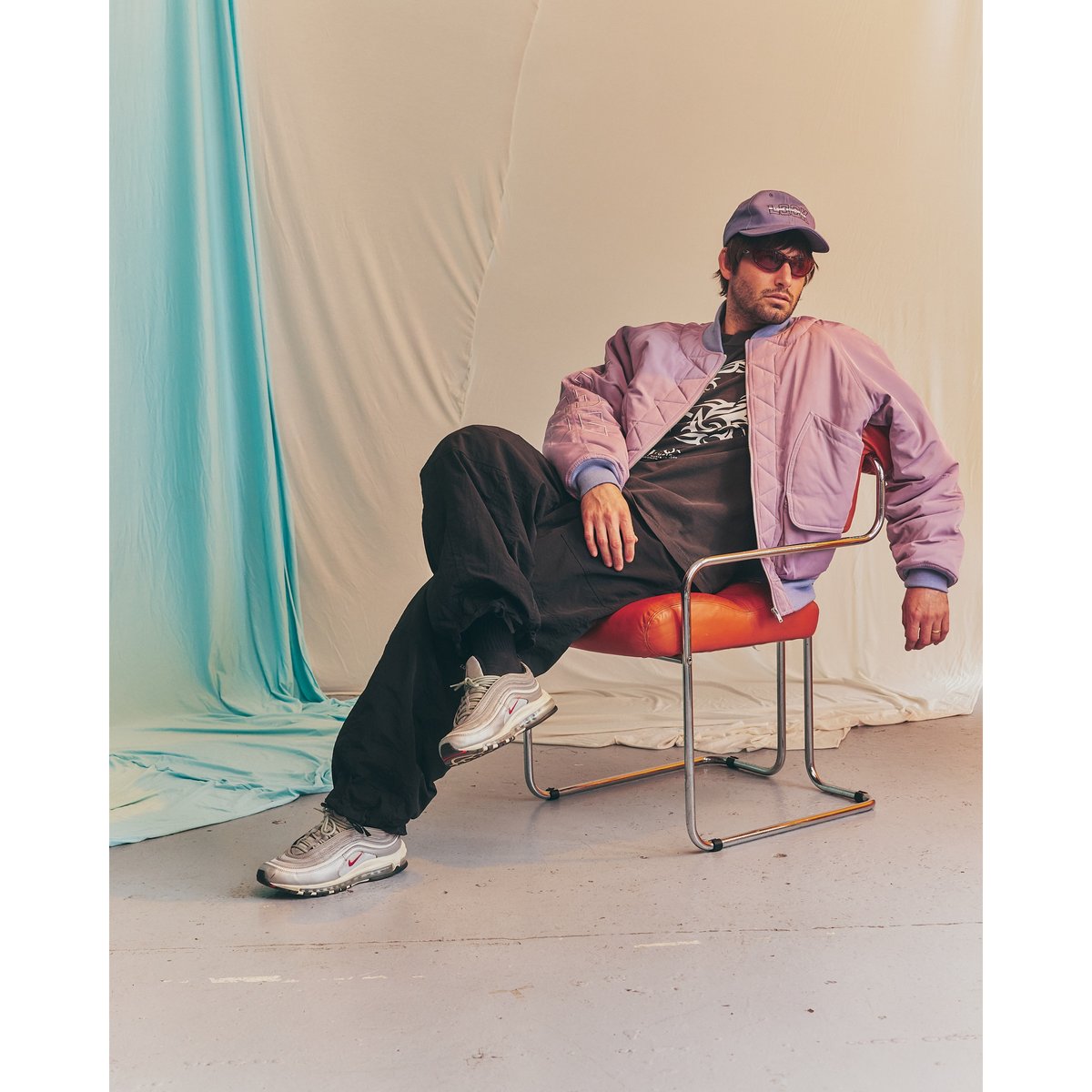 LQQK STUDIO / BAGGY PANTS / BLACK | Sophomore