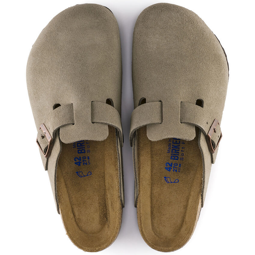 BIRKENSTOCK / BOSTON SUEDE LEATHER REGULAR / TA...