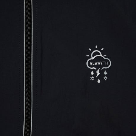 ALWAYTH / TRAINING JACKET ＆ PANTS SET / REFLECT PRINTED / BLACK