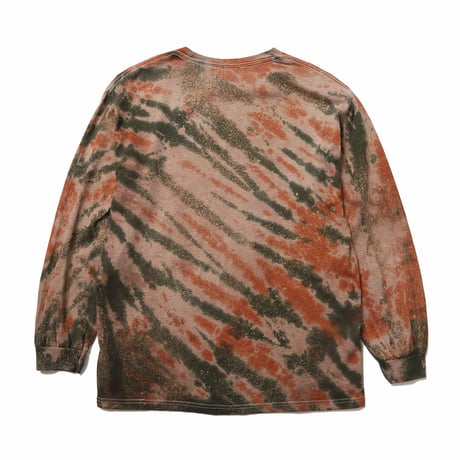 HOMBRE NINO / TIE DYE L/S PRINT TEE / BROWN