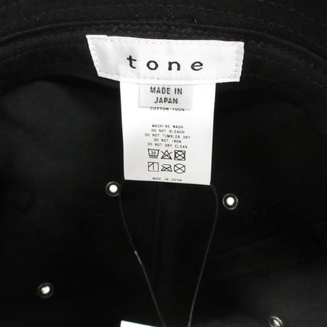 tone / TIED HAT / BLACK