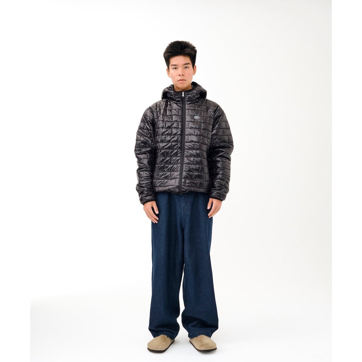 SOL soonerorlater / BRICK PUFFER JACKET / PURPL