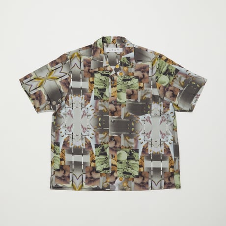 BAL / COLLAGE LYOCELL SS SHIRT / GRAY