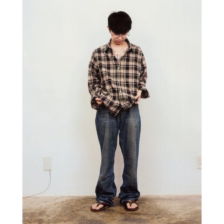 SPECIAL GUEST K.K. / SG CHECK L/S SHIRTS / LIME