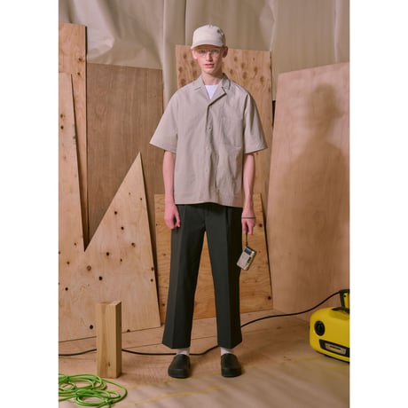 tone / REMAKE WORK SHIRT / SILVER