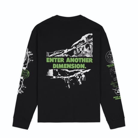 BRAIN DEAD / ALTERNATE DIMENSION LONG SLEEVE / BLACK