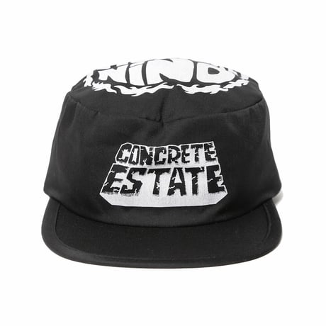 HOMBRE NINO / CONCRETE ESTATE LOGO CAP / BLACK
