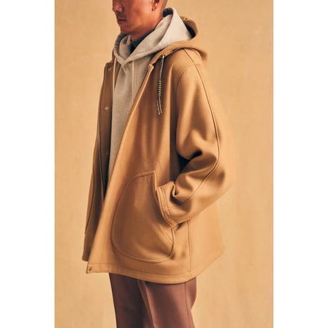 tone / CAVALRY TWILL SOFT FLAIR PANTS / CINNAMON