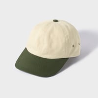 PHIGVEL MAKERS & Co. / COMBINATION BILL CAP / IVORY x GREEN