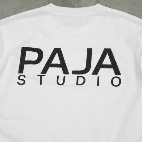 PAJA STUDIO / A LOGO L/S TEE / WHITE