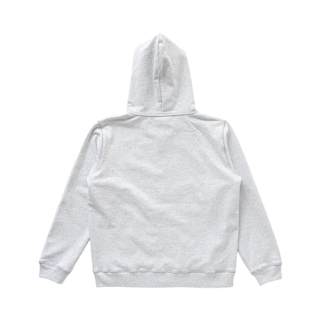 SPECIAL GUEST K.K. / PVC SG LOGO ZIP HOODIE / GRAY