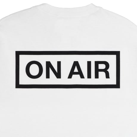 ON-AIR / ON AIR BASIC LOGO S/SL TEE / WHITE