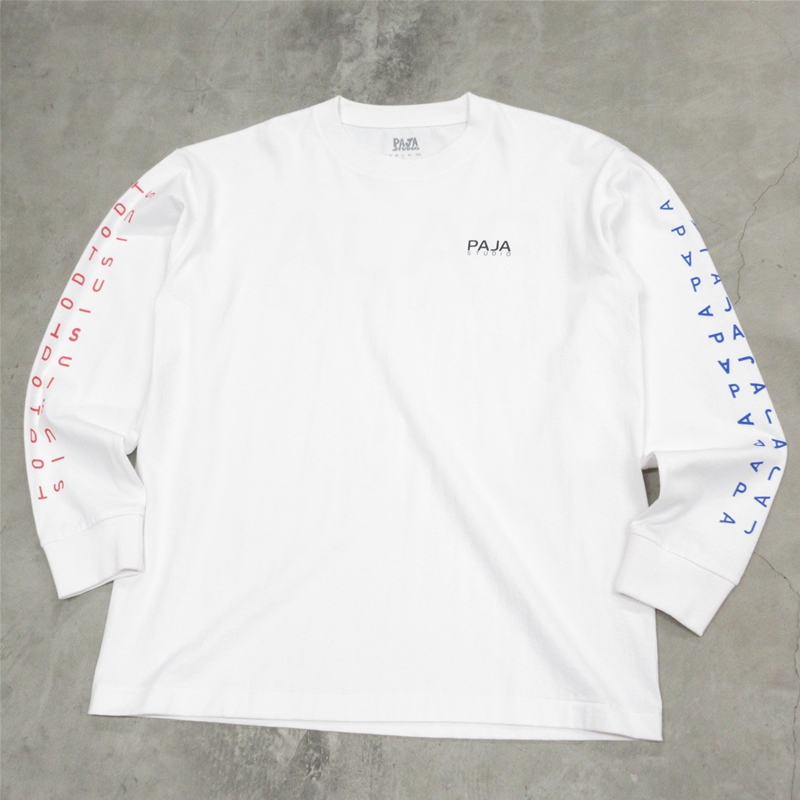 PAJA STUDIO / A LOGO L/S TEE / WHITE | Sophomore