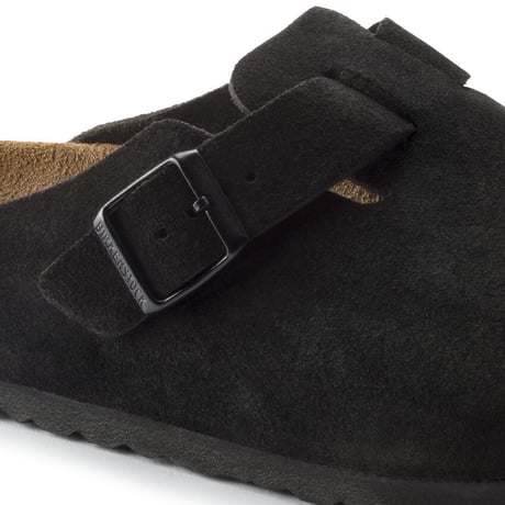 BIRKENSTOCK / BOSTON SUEDE LEATHER REGULAR / BLACK