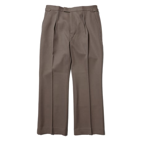 tone / CAVALRY TWILL SOFT FLAIR PANTS / CINNAMON